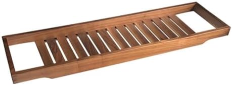 Bathtub Covers,Bathtub Caddy Tray, Hotel Bathtub Soaking Rack, Solid Wood Shower Bathtub Tray Shelf, Bathroom Storage Board,Brown-70x22cm