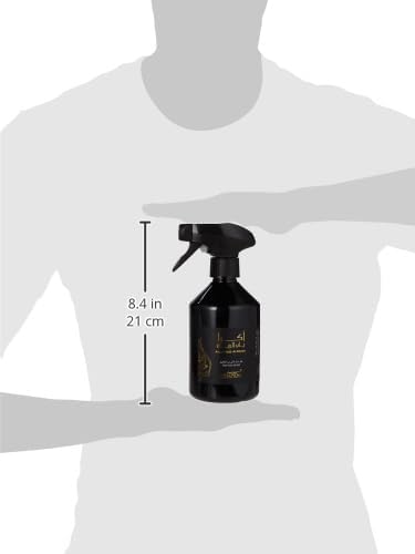 Aqua Bab Al Rayan & Linen Mist – Long-Lasting Alcohol-Free Air Freshener for Home, Upholstery, Carpets, Bed Linen & Clothes – 17 fl oz / 500ml