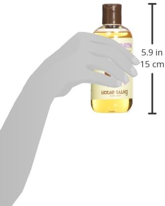 Little Twig Bubble Bath, Baby Bath Essential with Natural Plant Derived Formula, Vegan, Gluten-Free, Paraben-Free, Calming Lavender Scent, 8.5 fl. oz.