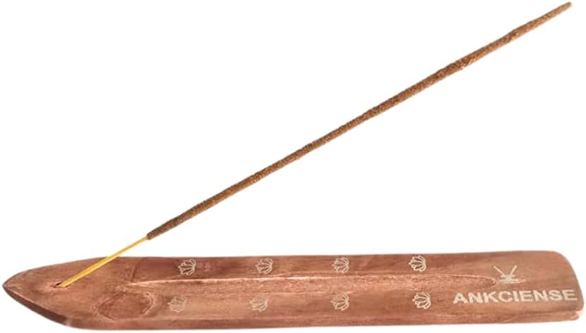 Satya with ANKCIENSE Incense Holder Pack of 3 fragrances Variety Pack of 90 Sticks. Meditation, Dragon Blood & Opium Insense Insence