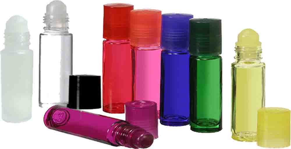 The Parfumerie 10 ml. Glass Roll on Bottle. Perfect for Essential Oils Aromatherapy, Perfume and Cologne. Plastic Roller Color or Clear Based on Availability. Pipettes Included (72 Bottles, Clear)