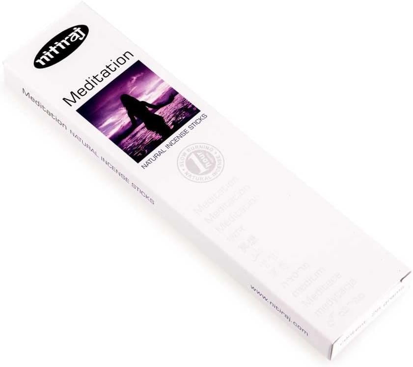 Nitiraj Platinum Natural Incense Sticks Slow Burning 1hr. 2Pack Prosperity