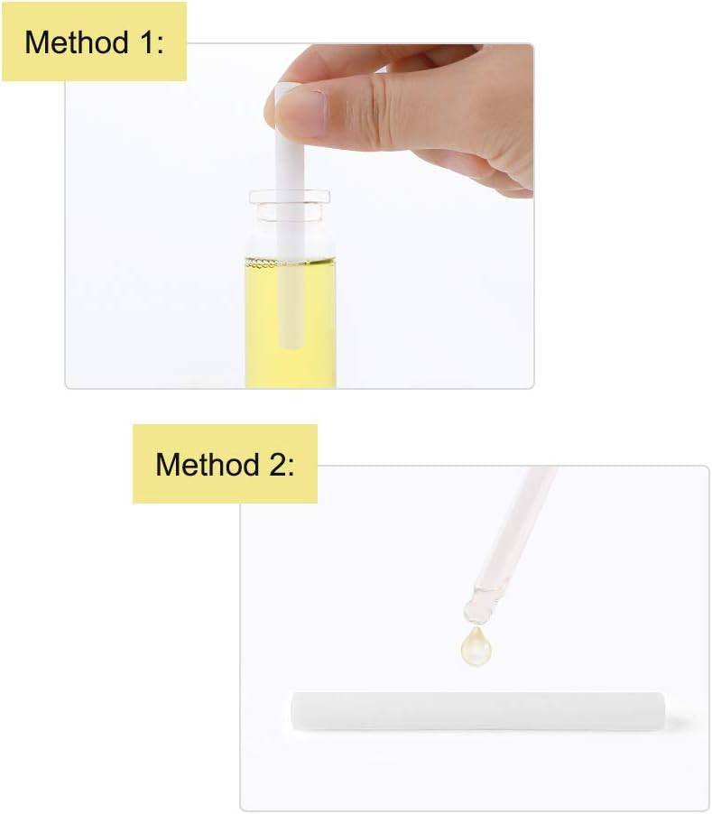 20PCS Car Diffuser Refill Sticks Filter Wick Replacement, Absorbent Refill Sticks,2.75 X 0.027 Inch for Car Diffuser Vent Clip