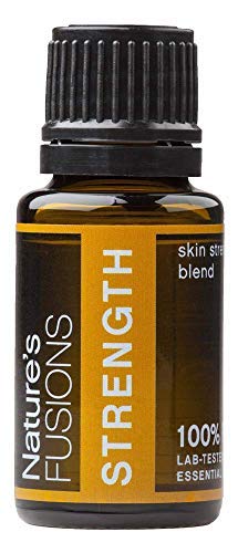 Nature's Fusions Strength, 100% Pure and Natural Essential Oil Blend for Aromatherapy and Topical Use, .5 Fl Oz (Pack of 1) (15 mL)