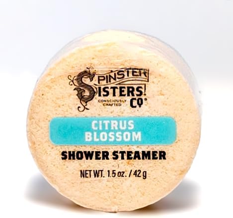 2 Case Bundle - Spinster Sisters Citrus Blossom Shower Steamer - Aromatherapy Essential Oils, Luxury, Refreshing, Sustainable, Soothing, invigorating