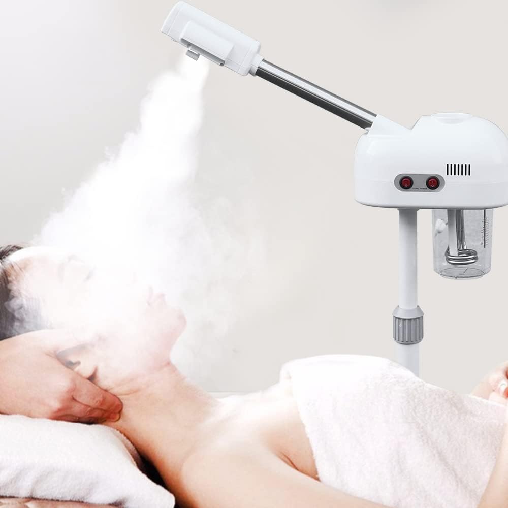 Professional Ozone Facial Steamer Machine Mist Face Steamer with 360° Rotatable Sprayer for Beauty Salon, Spa, Esthetician Steamer 800w