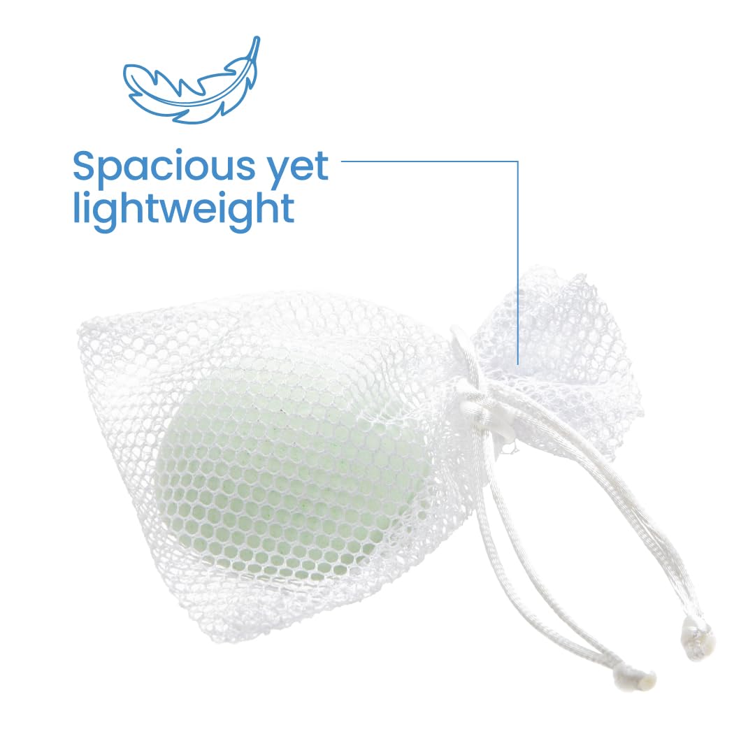 Ginger Lily Farms Botanicals Shower Blast Mesh Bag, Extends The Life Of Shower Blast, White, 12 Count