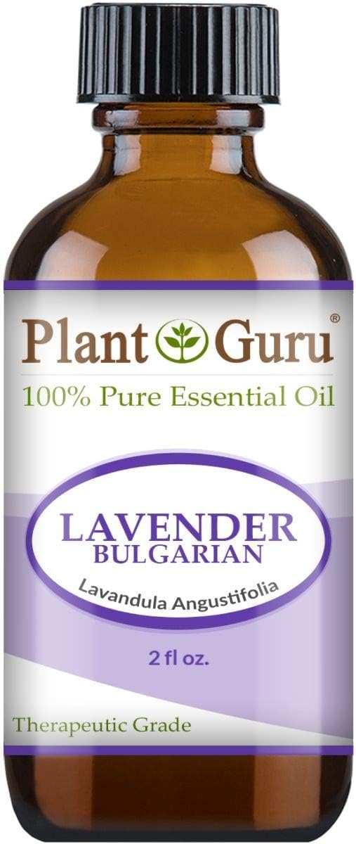 Lavender Essential Oil 2 oz (Bulgarian) 100% Pure Natural Undiluted Therapeutic Grade for Skin, Body and Hair Growth, Aromatherapy Diffuser, Great for Relaxation and Calming.