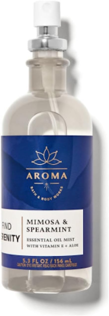 Bath and Body Works Aromatherapy Pillow Mist 5.3 Fl Oz (Mimosa Spearmint)