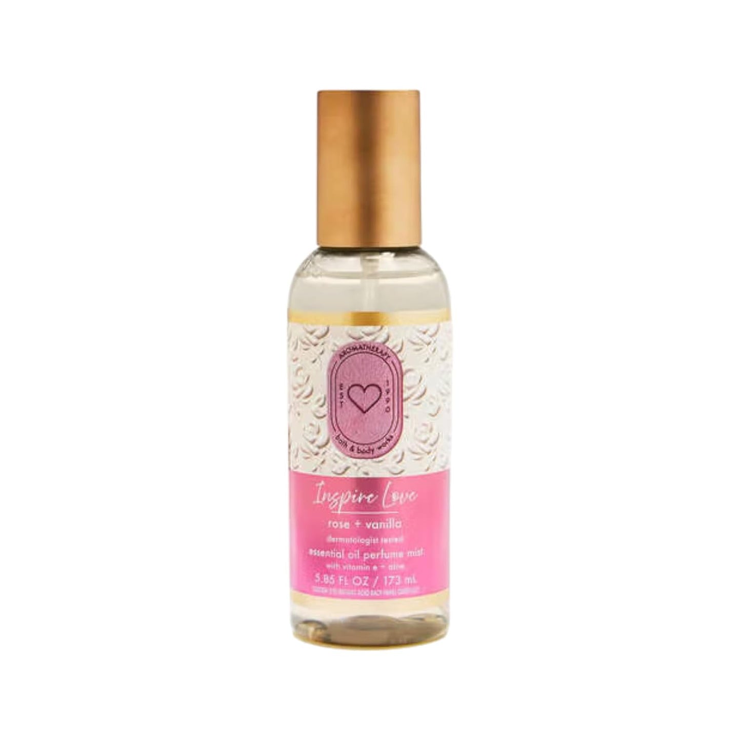 Bath and Body Works Rose Vanilla Aromatherapy Pillow Mist 5.3 Fl Oz (Rose Vanilla)