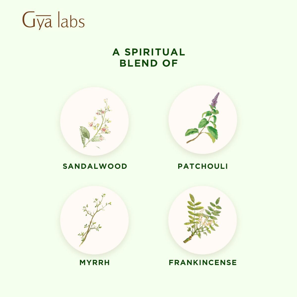 Gya Labs Mindful Meditation Essential Oil Blend - 100% Pure Natural Undiluted Meditation Essential Oil - Grounding & Relaxing (0.34 Fl Oz)