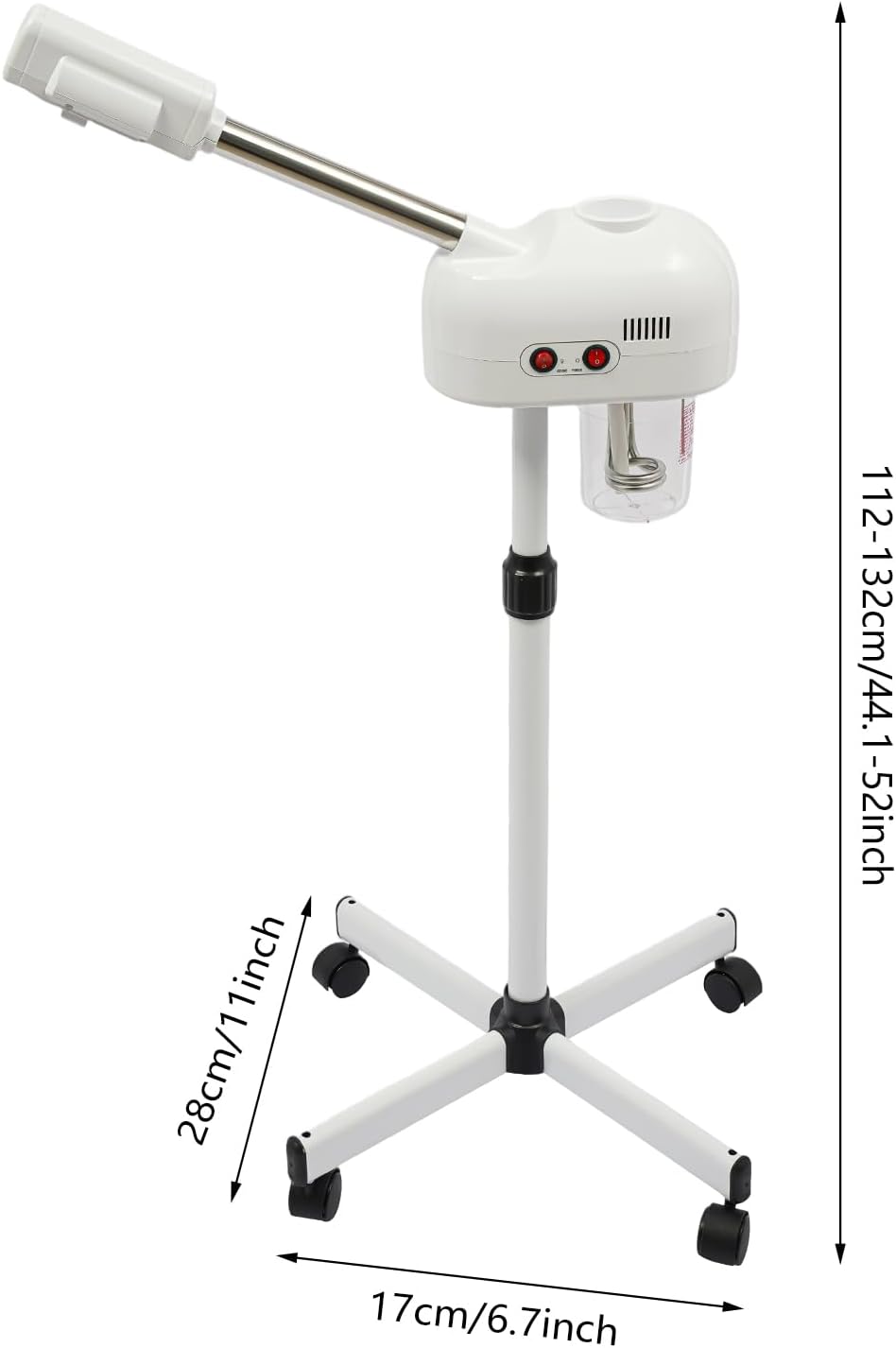Professional Facial Steamer, 4 in 1 Hot Mist Face Steamer for Home Salon