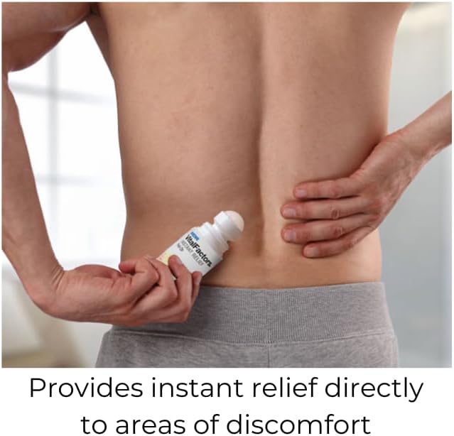 MDR Roll-On Relief – Fast-Acting Muscle & Joint Comfort with Menthol & Essential Oils – Doctor Formulated Cooling-to-Warming Formula – Made in USA – Travel Size 2 fl oz