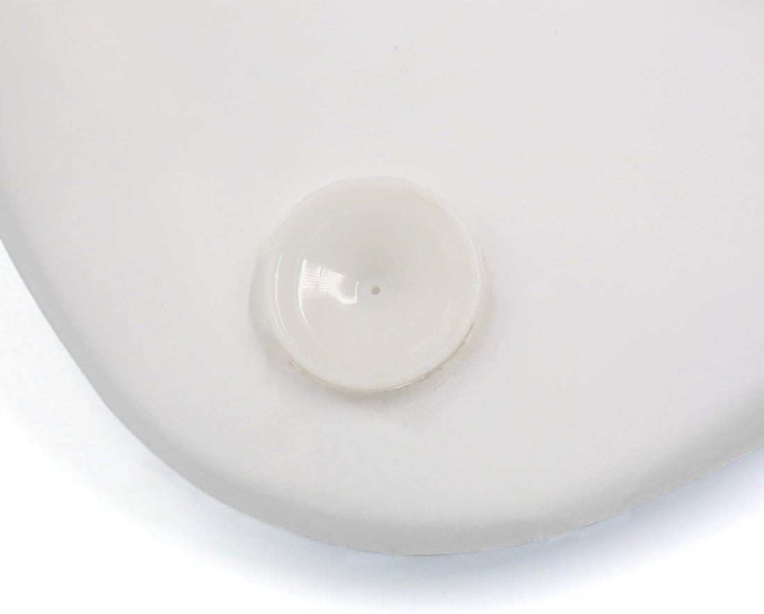 uxcell White Waterproof Heart Shape Soft Spa Bath Pillow Neck Back Support Cushion for Bathtub Hot Tub