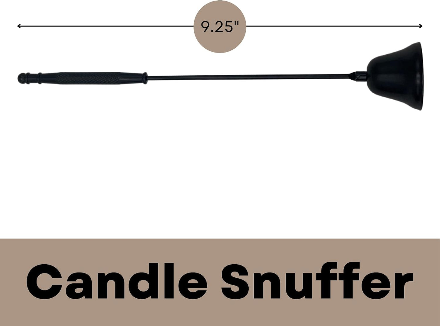 Needzo 2-in-1 Boxed Accessory Kit for Candles, Includes Candle Snuffer and Wick Trimmer, Gifts for Aromatherapy Lovers, Set of 2
