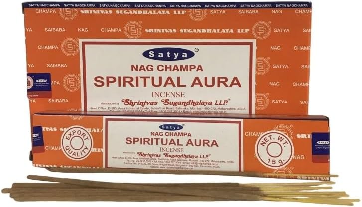 Satya Premium Incense Sticks Assorted Set, 12 Packs, 180 Sticks, for Meditation, Aromatherapy, Yoga