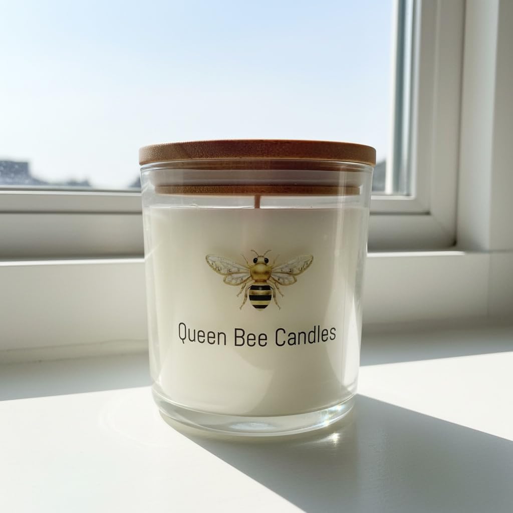 Scented Jar Candle, Coconut Soy Wax Blend with Wooden Lid (Cinnamon Stick)