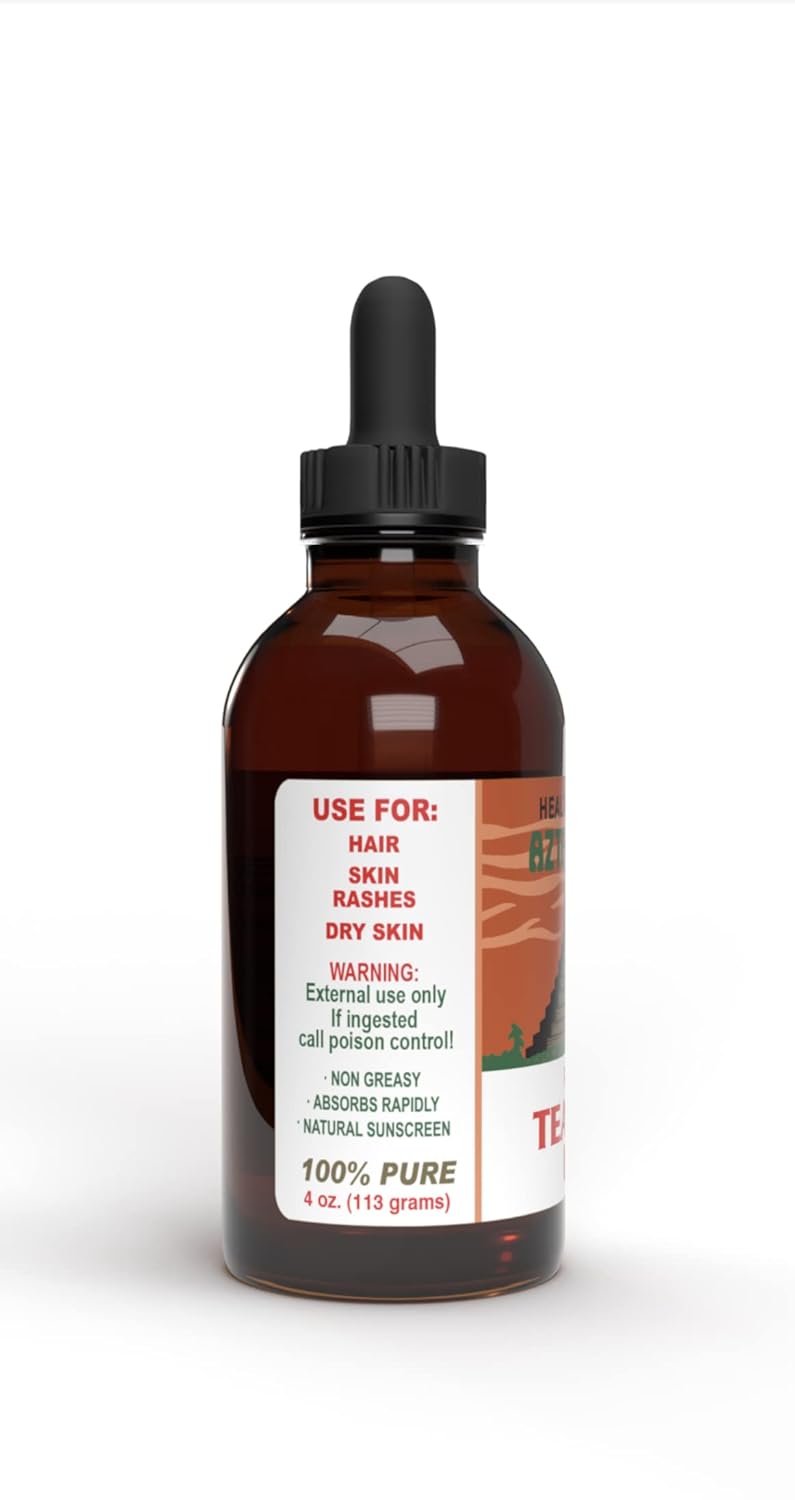 Aztec Secret - Royal Tea Tree Oil - 100% Pure - 4 OZ - Deep Hair & Skin Moistruizer - 1 pack