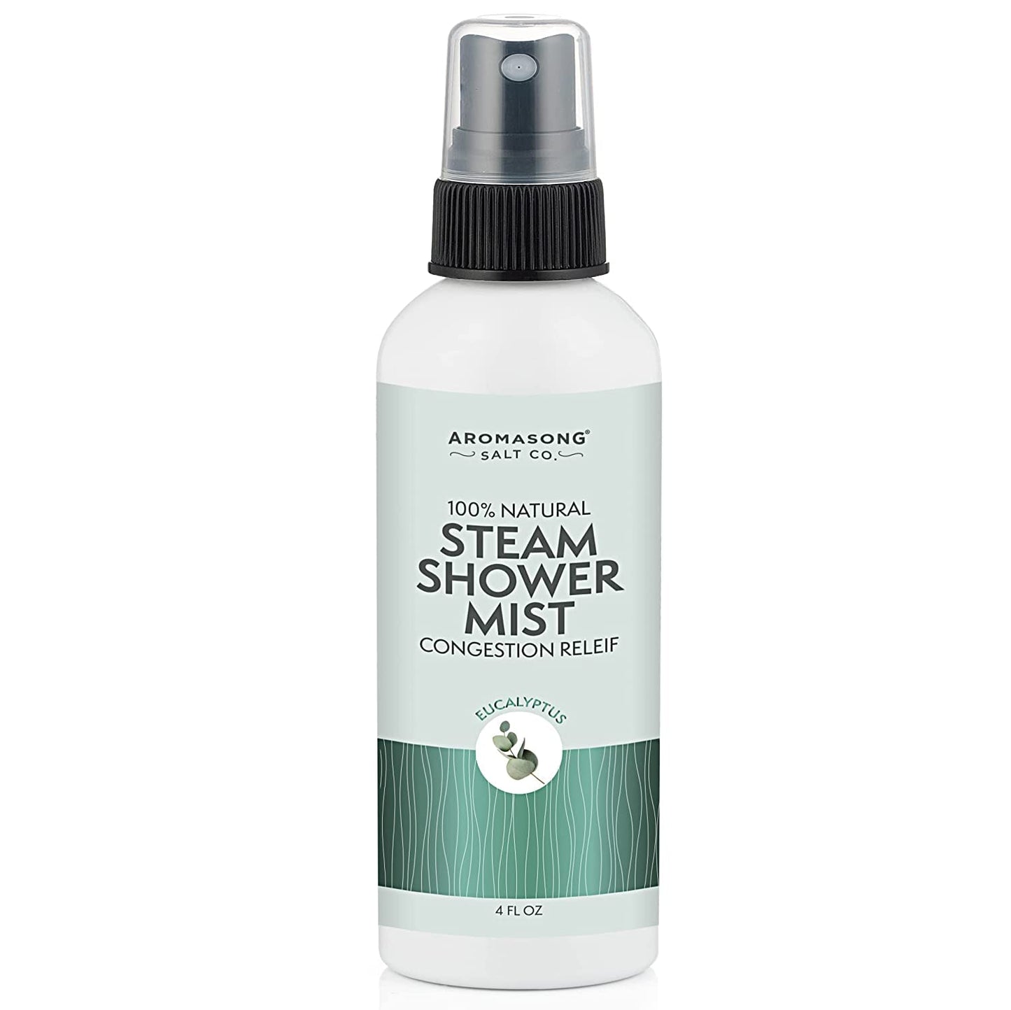 Aromasong Eucalyptus Shower Spray 2-Pack - 100% Pure Eucalyptus Oil - Natural Essential Oil Mist for Relaxing Aromatherapy Infusion Vapor for Hot Tub, Spa, Steam Sauna Room - Used for Sinus