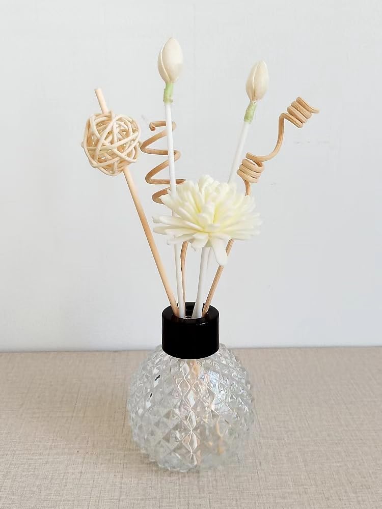 120PCS Reed Diffuser Sticks 7.5in/19CM Natural Rattan Wood Stick Diffuser Reeds Replacements Sticks for Home,SPA (Natural)