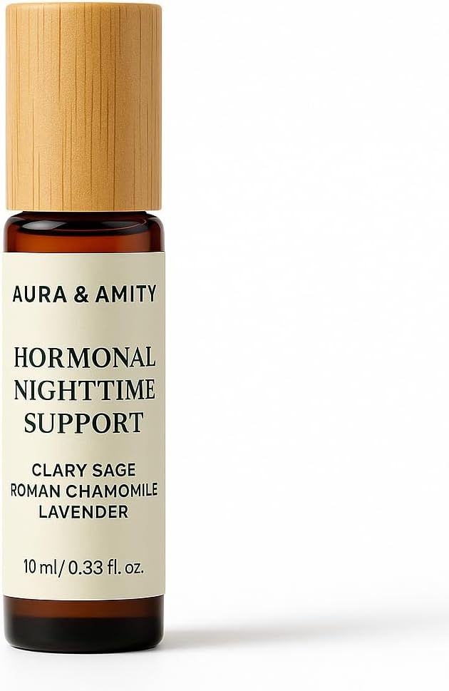 Hormonal Nighttime Support Roller Blend – 10ml Essential Oil Roll-On for Sleep, Calm & Balance |Menopause Support | Natural Aromatherapy for Women