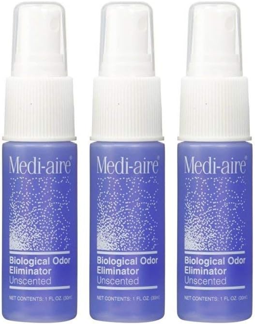 Medi-Aire Biological Odor Eliminator Unscented 1 oz (Pack of 3)