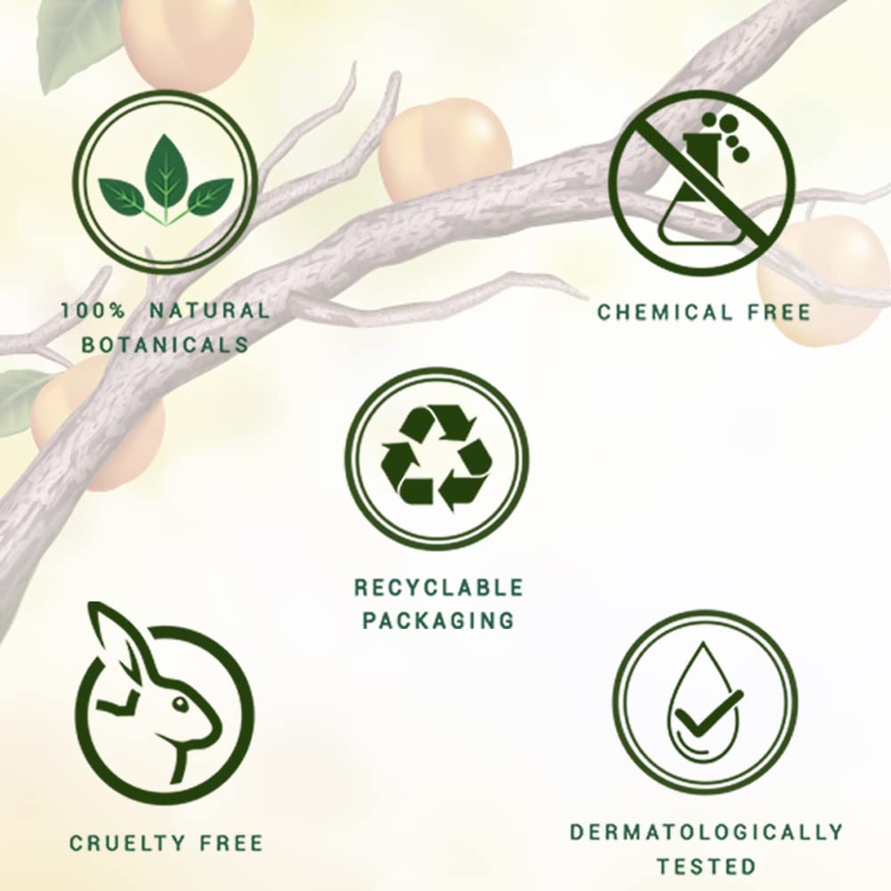 Biotique Bio Apricot Refreshing Body Wash, 800ml I 100% Soap Free