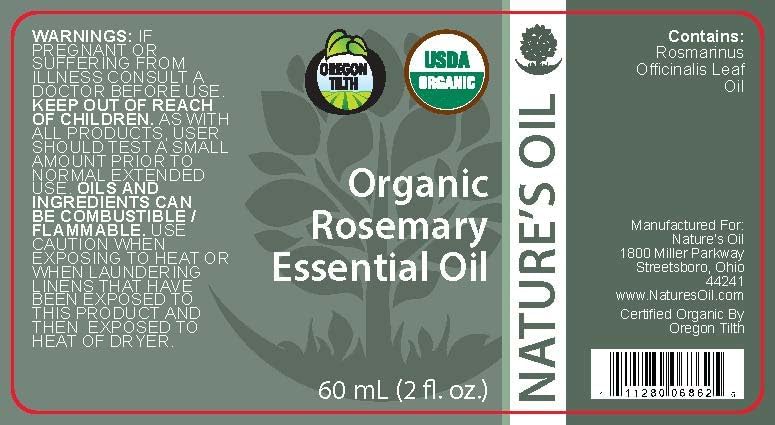 Best Rosemary Essential Oil Pure Certified Organic Therapeutic Grade 60ml