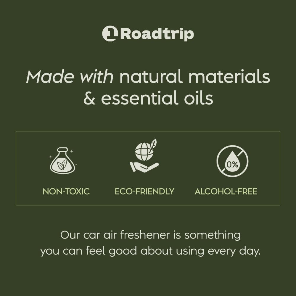 Hanging Air Freshener - Long Lasting Essential Oil Diffuser - Car Accessories for Men & Women - Pack of 2 Non-Toxic Car Air Freshener - 0.27FL OZ/8ML (Vanilla Cabin)
