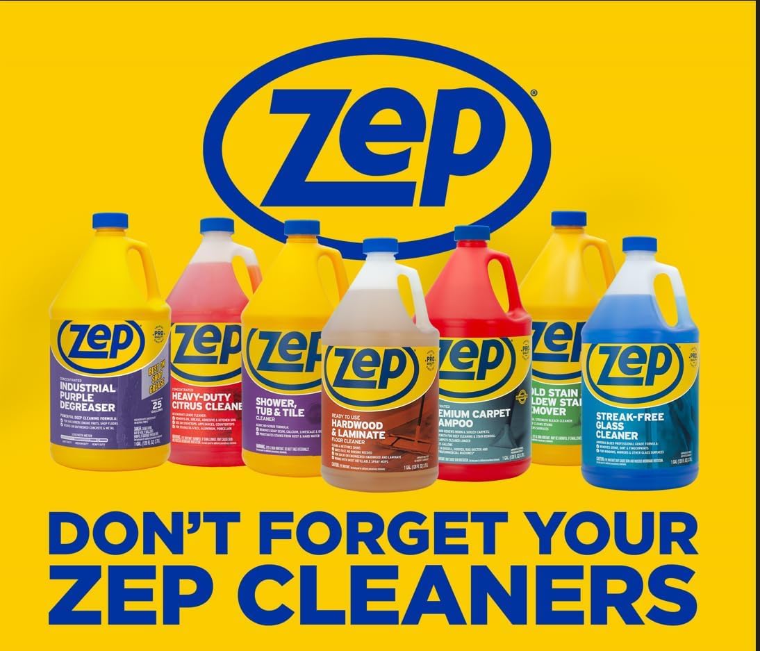 ZEP Professional Sprayer Bottle, 32 oz, Pack of 3, HDPRO1 | Versatile Adjustable Nozzle, Fine Mist or Powerful Spray, Refillable for Diluted Concentrate