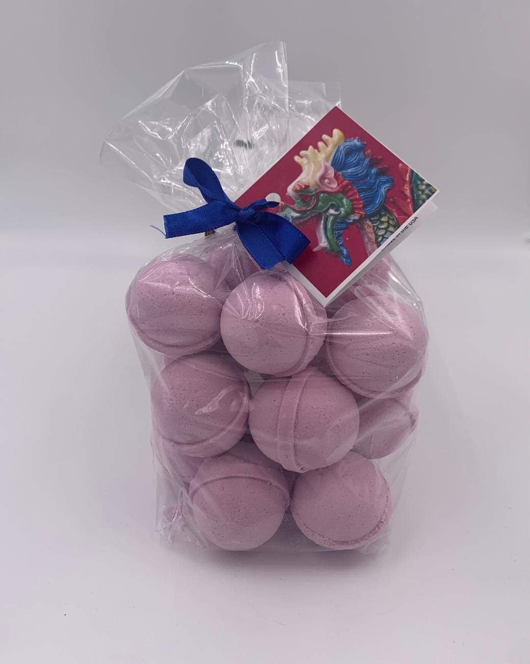 Spa Pure Dragon Blood Fizzies: USA Made Bath Bombs with Shea Butter, Ultra Moisturizing, Great for Dry Skin (14 Count) Pack of 1