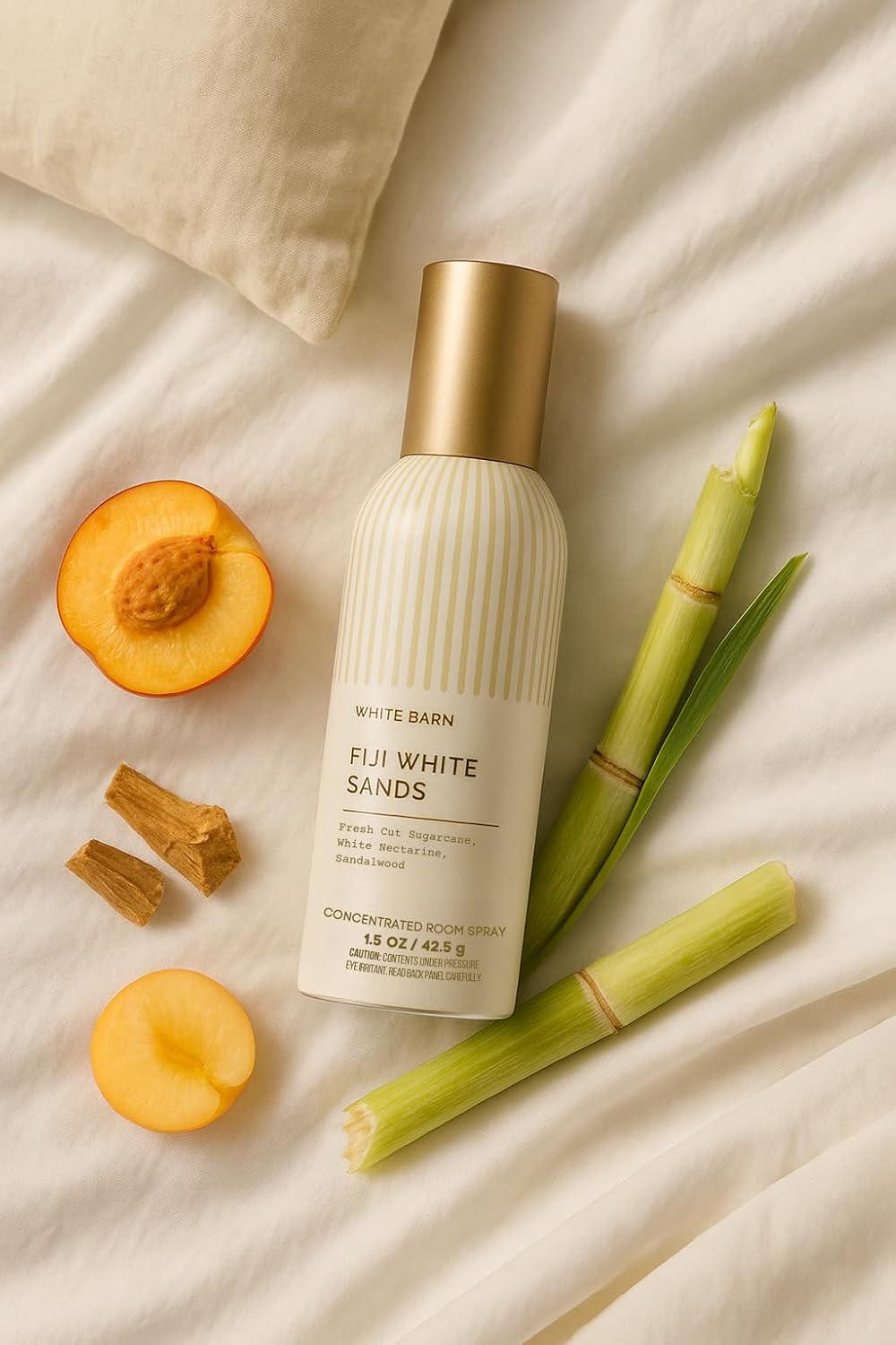 Bath & Body Works Fiji White Sands Concentrated Room Spray 1.5 oz 42.5 g – Tropical Home Fragrance with White Sand Beaches, Driftwood, and Coconut Water