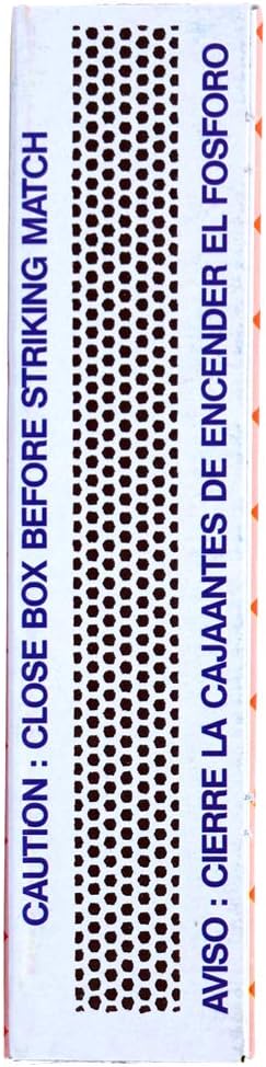 OCD BARGAIN, Wooden Kitchen Matches 250 with Strike On Box - for Candles, Kitchen, Camping, Out Door - 250 Per Pack (4)