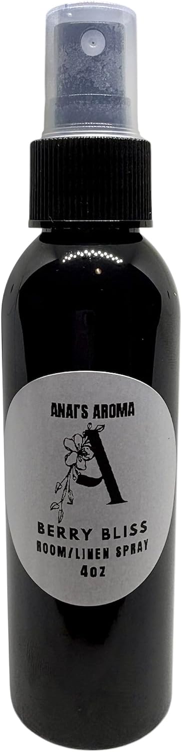 Berry Bliss Room Spray Home Fragrance, Deodorizer, Long Lasting Bold Scent, Odor Eliminator, Air Freshener,Fabric, Car, Restroom, Bedding, 4oz-Anai's Aroma