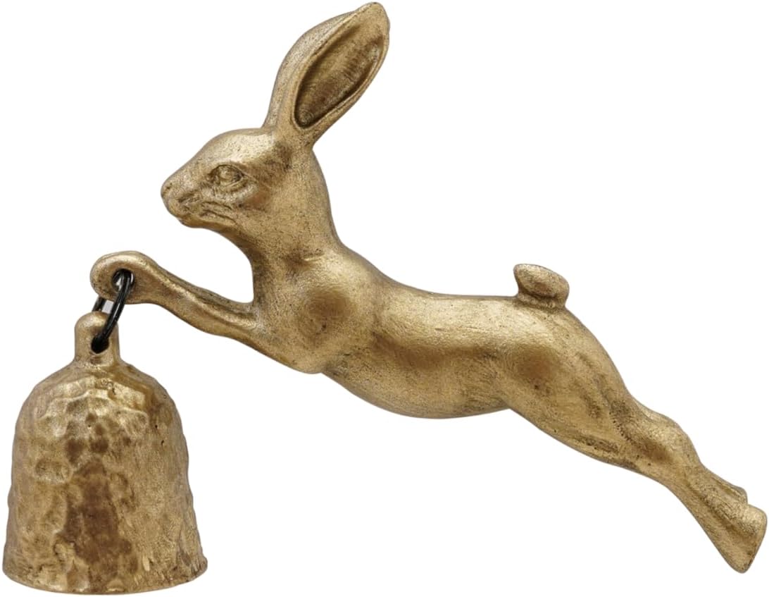 Creative Co-Op Pewter Rabbit Shaped Candle Snuffer