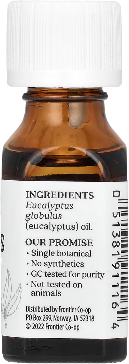 Aura Cacia 100 Percent Pure Eucalyptus Globulus Essential Oil, 5 Ounce - 6 per case.