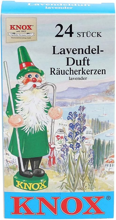 Knox Lavender Scent German Incense Cones Made in Germany for Christmas Smokers
