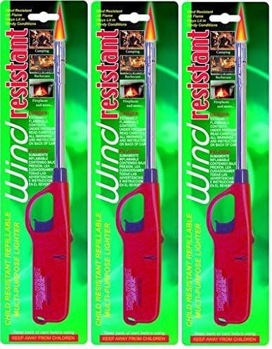 Wind Resistant Multi Purpose Lighter-3 pack