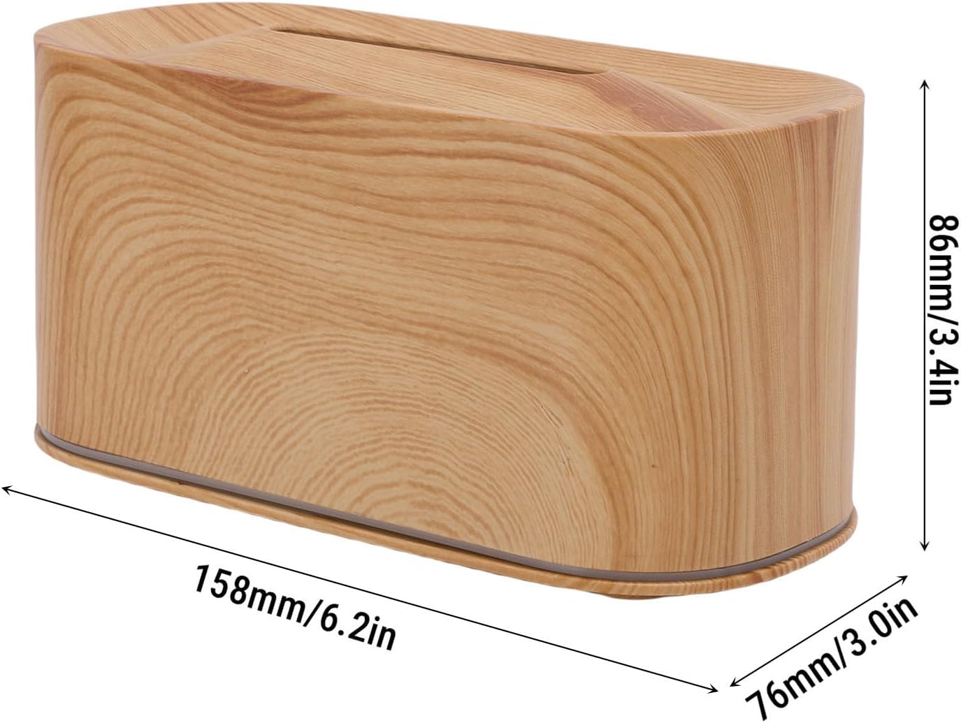 ZJchao Diffuser Humidifier Aromatherapy Essential Oil Diffuser 220ml Ultrasonic Effect with 7 Color Light Modes for Home Office Bedroom (Light Wood Grain)