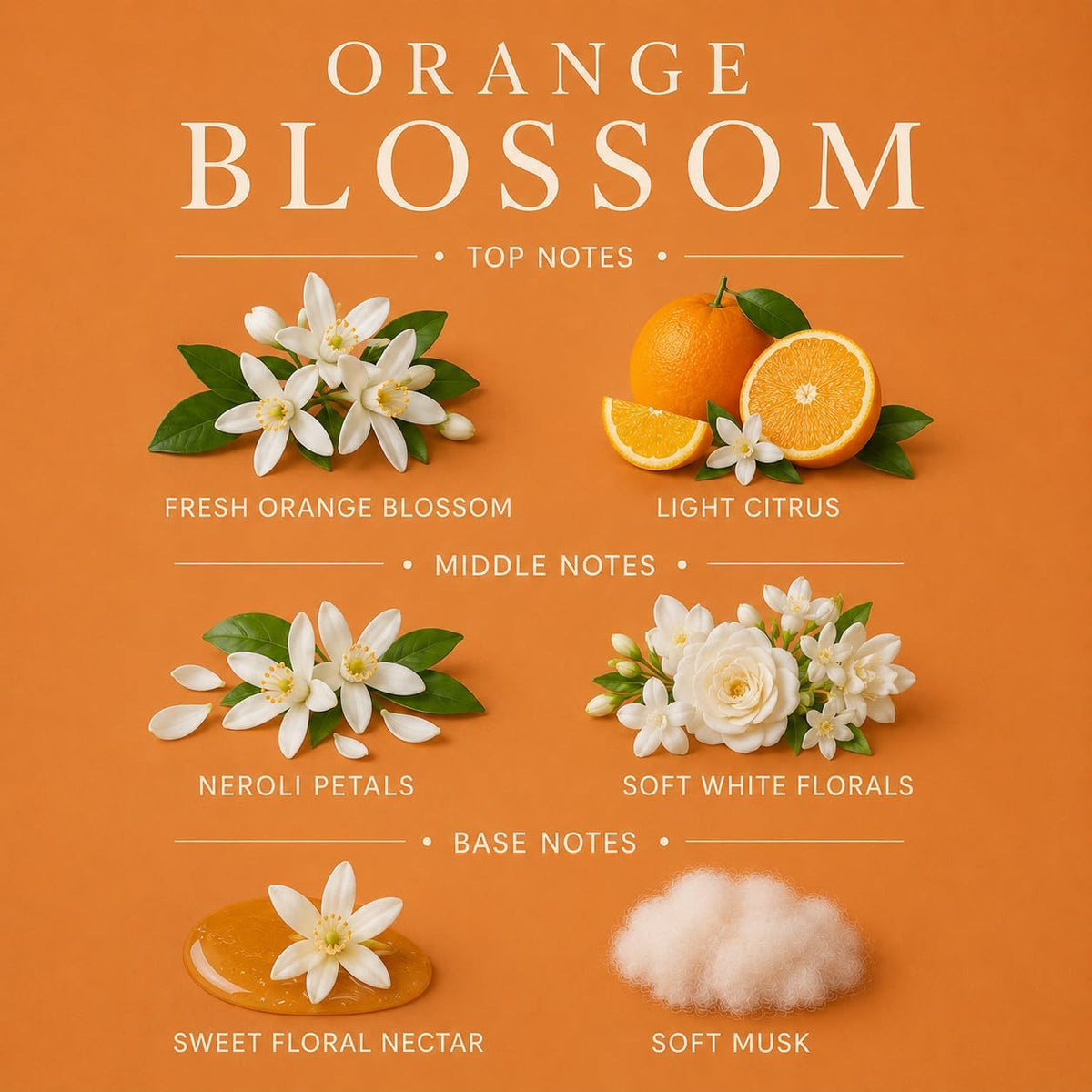 Affinati Orange Blossom 17 oz 3-Wick Luxury Soy Blend Candle