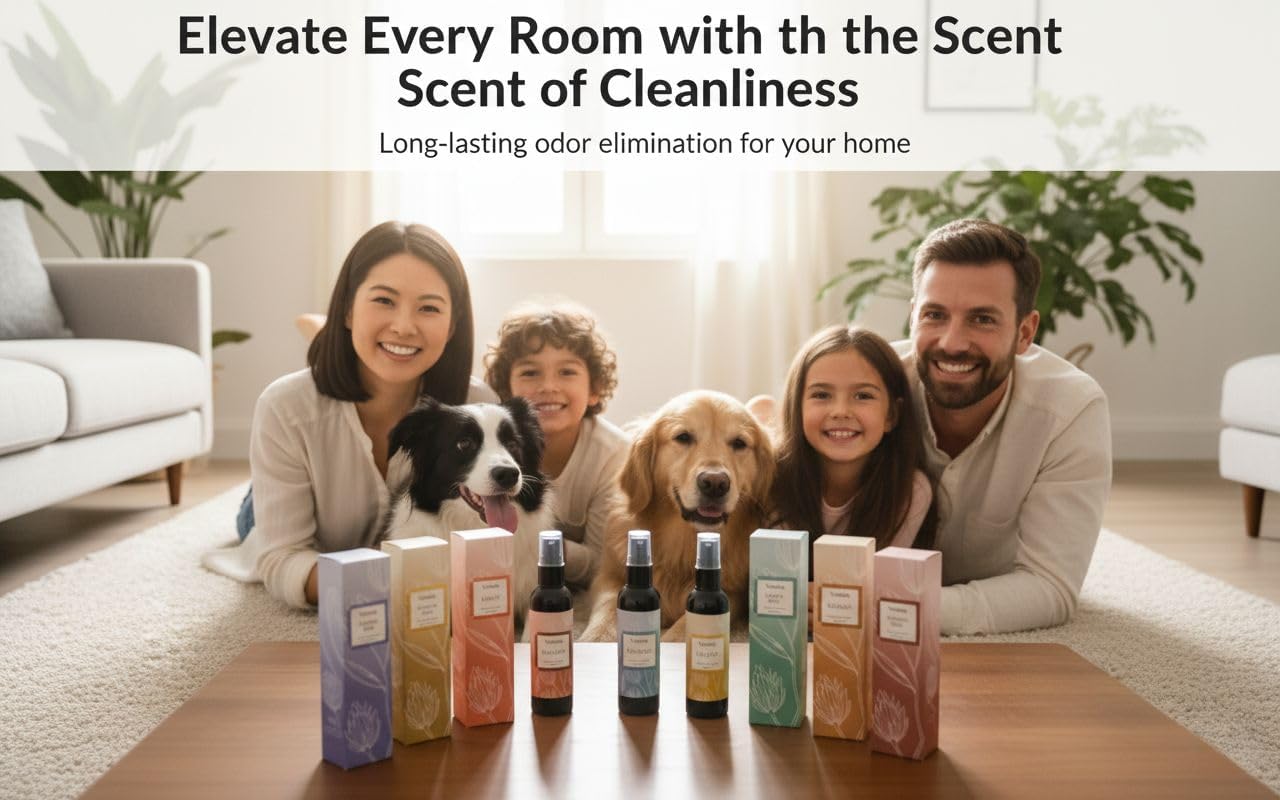 Luxury Linen & Room Spray – Long-Lasting Water-Based Home Fragrance with Essential Oils – Non-Toxic Air Freshener & Natural Odor Eliminator for Bedding & Rooms (3.38 FL OZ, Orin Gold)