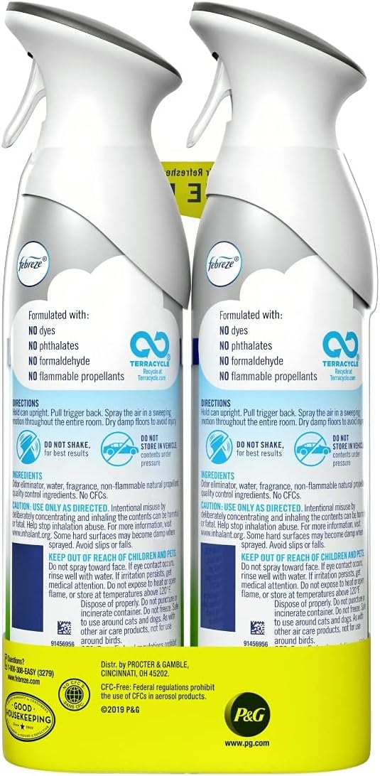 Febreze Pet Odor Eliminating Spray, 8.8 fl. oz., Pack of 2