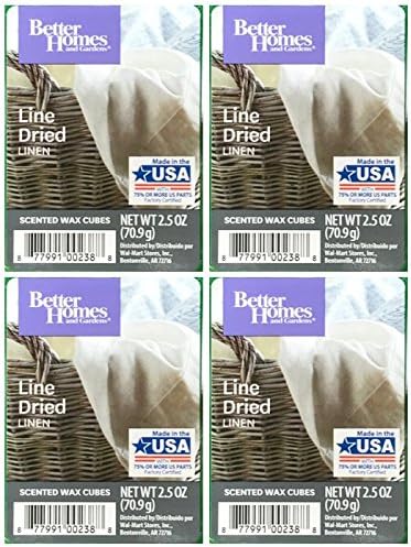 Better Homes and Gardens Line Dried Linen Scented Wax Cubes - 4-Pack