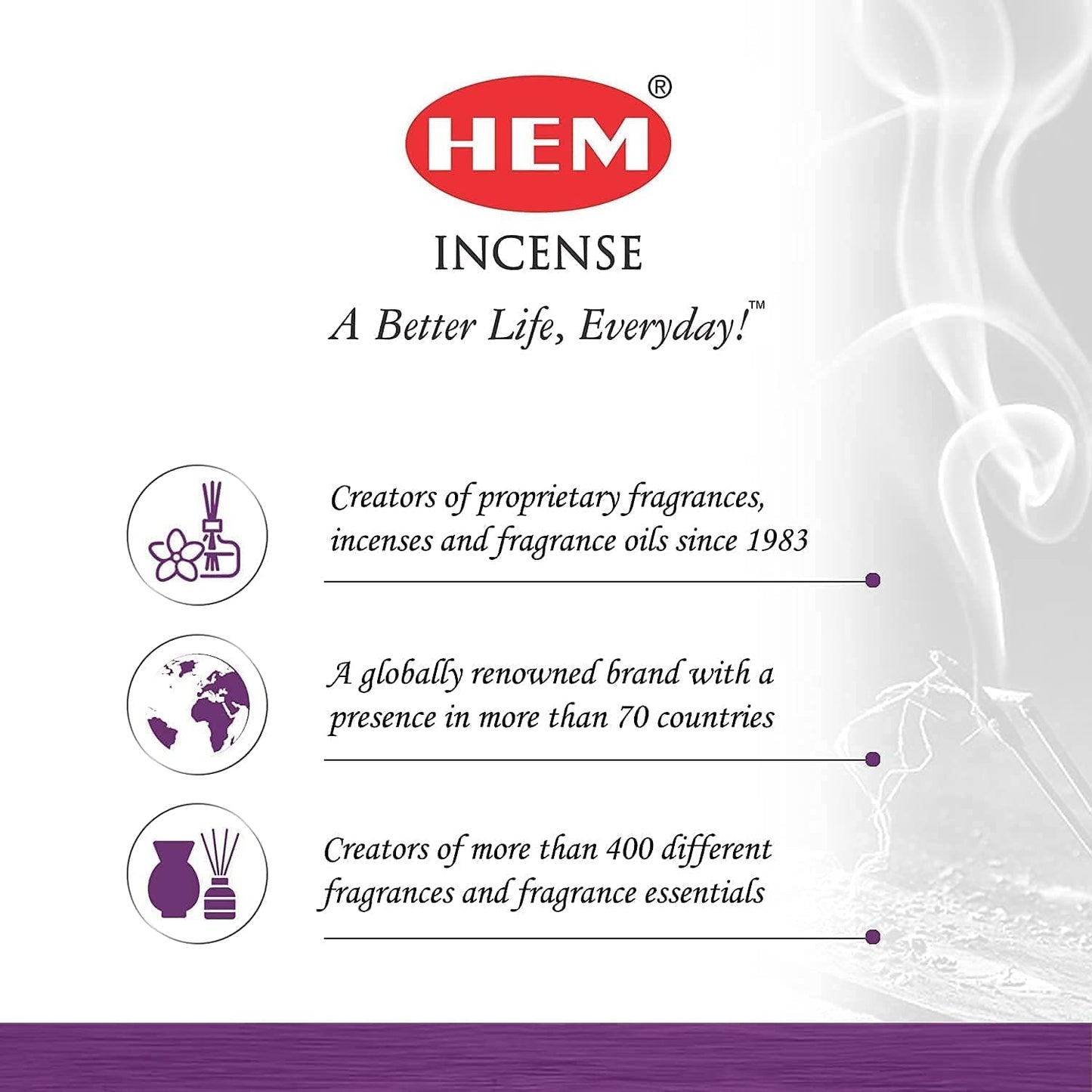 HEM Masala Incense Sticks – 12 Packets (15g Each) | Premium Handcrafted Aroma | Calming, Purifying Scent for Meditation & Yoga | Long-Lasting Fragrance for Home & Relaxation. (Lavender)