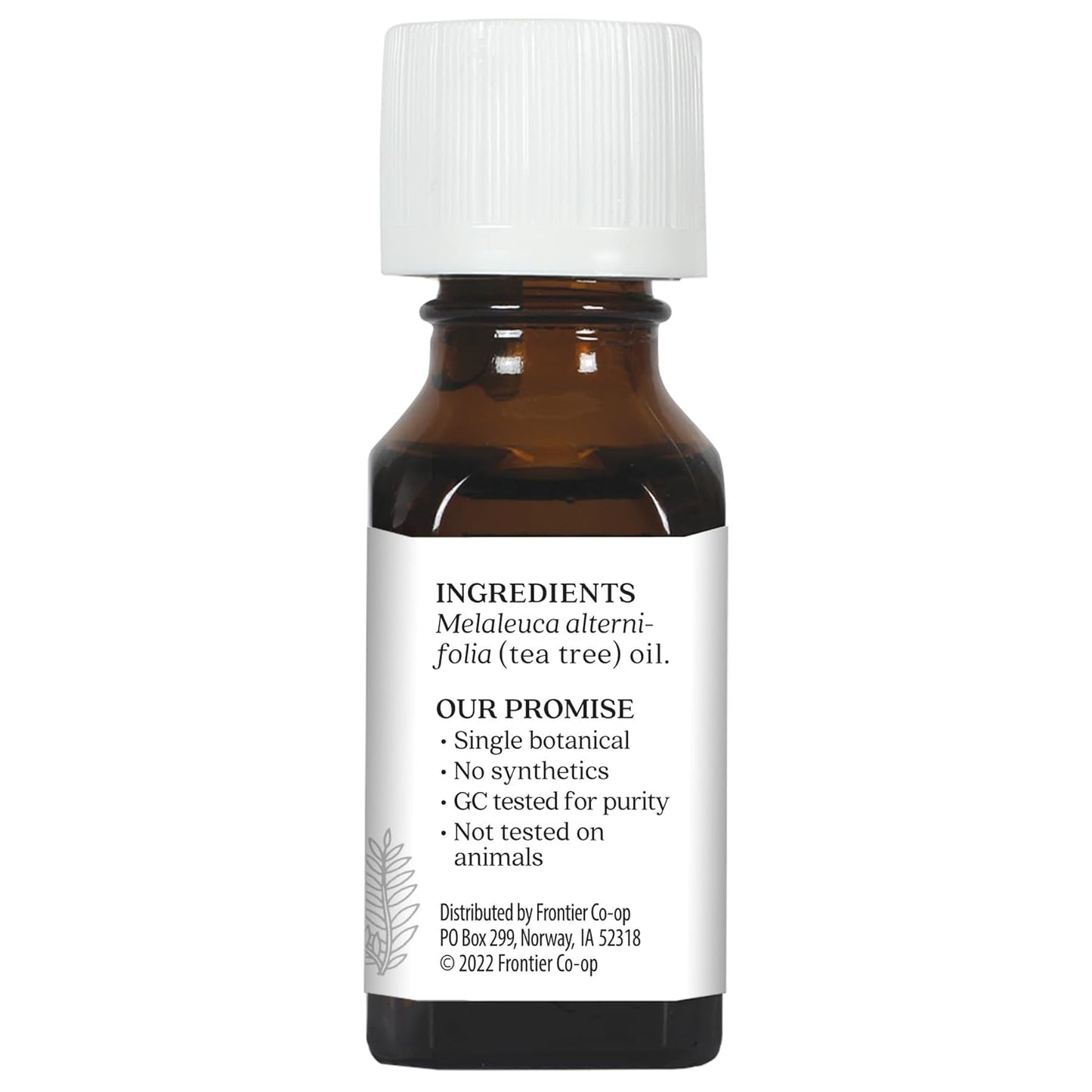 Aura Cacia 100% Pure Tea Tree Essential Oil | GC/MS Tested for Purity | 15 ml (0.5 fl. oz.) | Melaleuca alternifolia