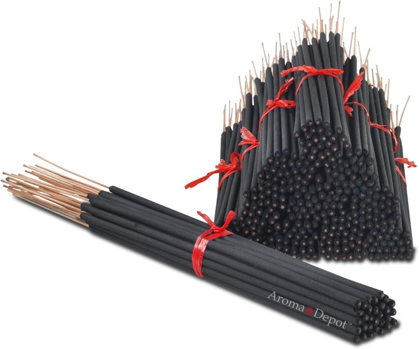 Aroma Depot 19'' Patchouli Most Exotic Incense Sticks. One Bundle Approx 27 to 30 Sticks, Jumbo 19 inch Long, Natural 19'' Extra Large Incense Sticks. Burns for 3 to 4 Hours Each. Long Lasting
