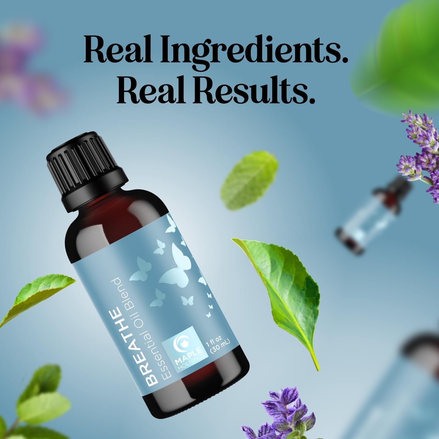 Breathe Essential Oil for Diffuser - Invigorating and Refreshing Breathe Essential Oil Blend with Eucalyptus Peppermint Tea Tree and Mint for Diffusers for Home and Shower Aromatherapy (1 Fl Oz)