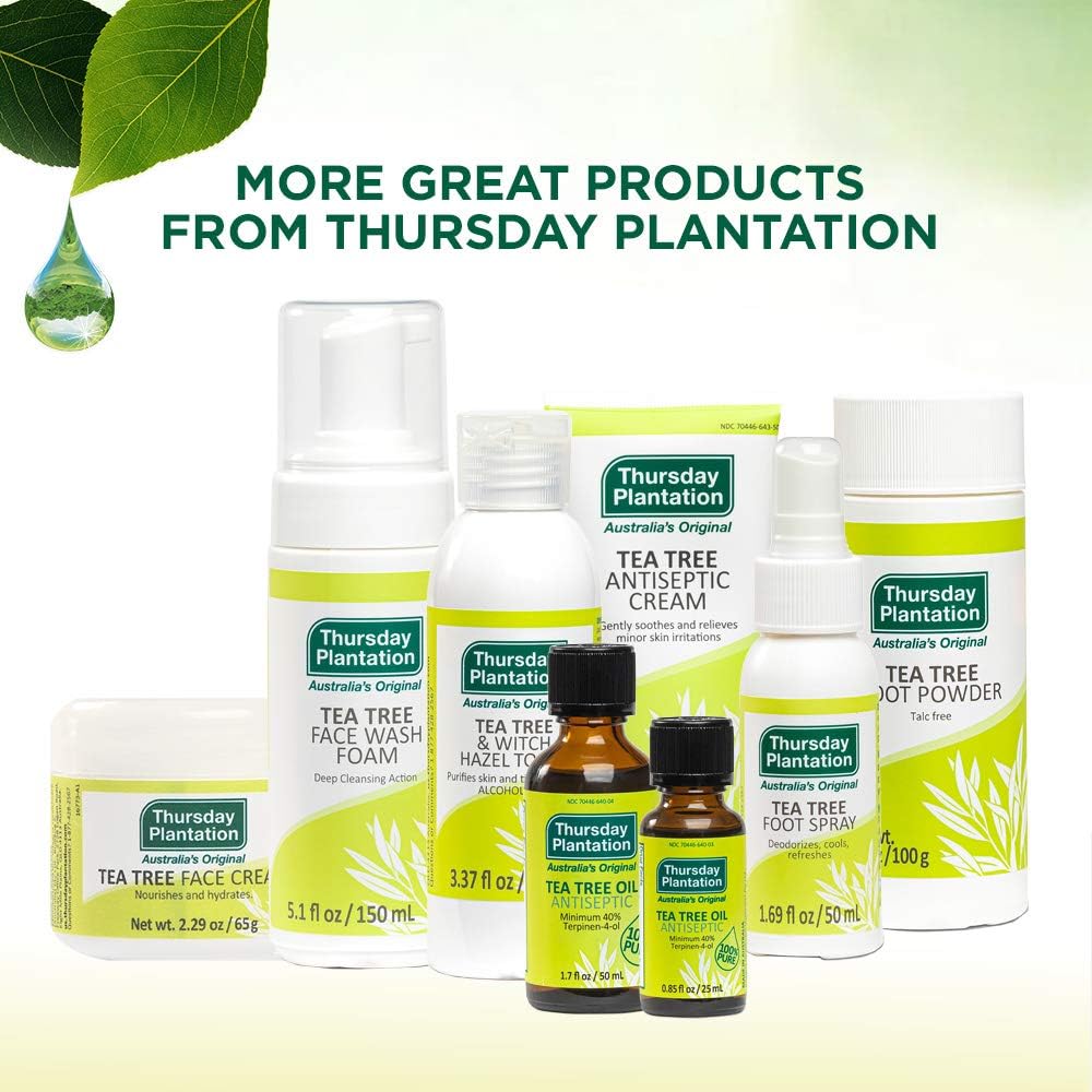 Thursday Plantation Australian Tea Tree Oil, Naturally Sourced Oil, Cleanses and Purifies, 0.85 fl oz