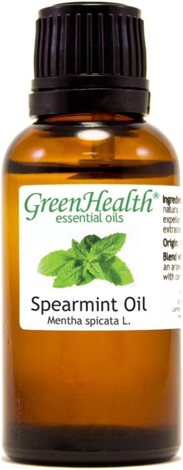 GreenHealth Spearmint Essential Oil 100% Pure 1oz (30ml)