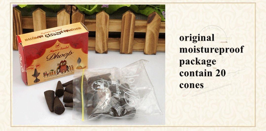 Mysor Sandal Dhoop 1 Pack 20 Cones